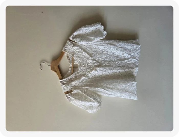 t-shirt Zara blanc taille S - photo numéro 2