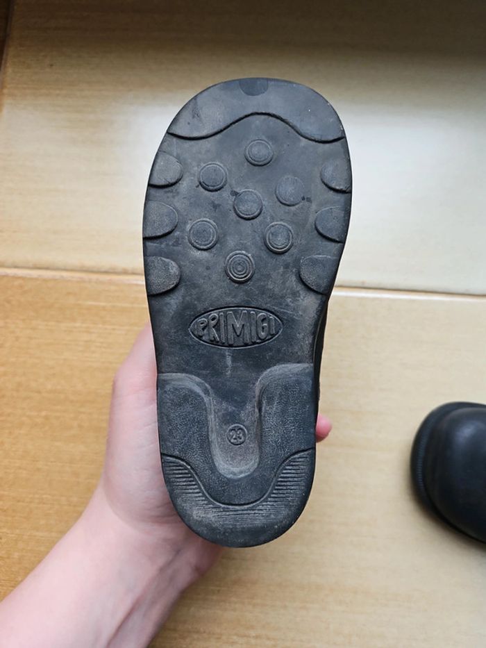 Chaussures fille noires cuir - photo numéro 2