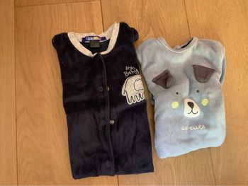 Lot de 2 pyjamas 1 mois