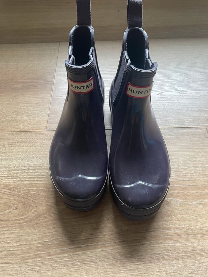 Bottes de pluie Hunter violettes T.37 - photo numéro 2