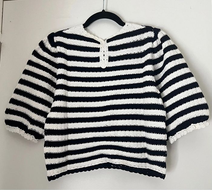 Petit Pull À Rayures Maje Taille 36-38 - photo numéro 14