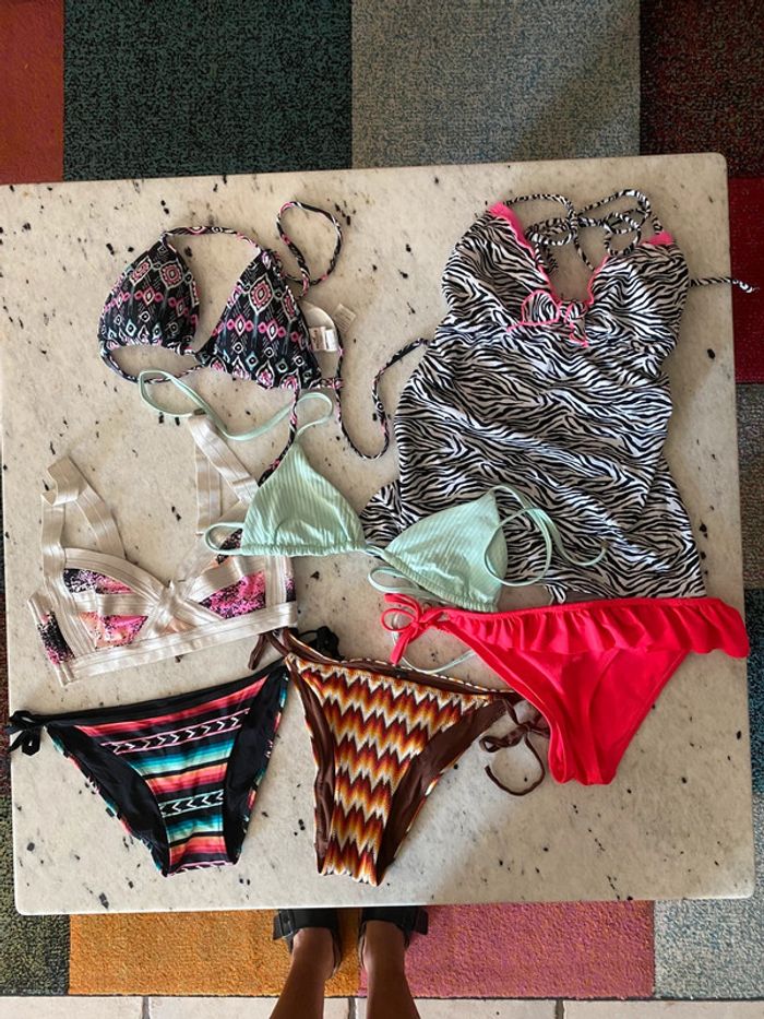 Lot maillot de bain 2 pièces XS - photo numéro 2