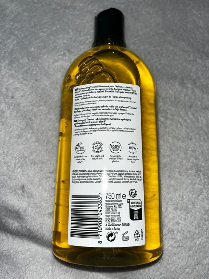 Lot de shampooing timotei 750 ml - photo numéro 3