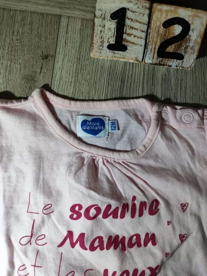 Tee-shirt à manches longues. 12 mois - photo numéro 3
