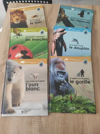Livres sur les animaux édition atlas