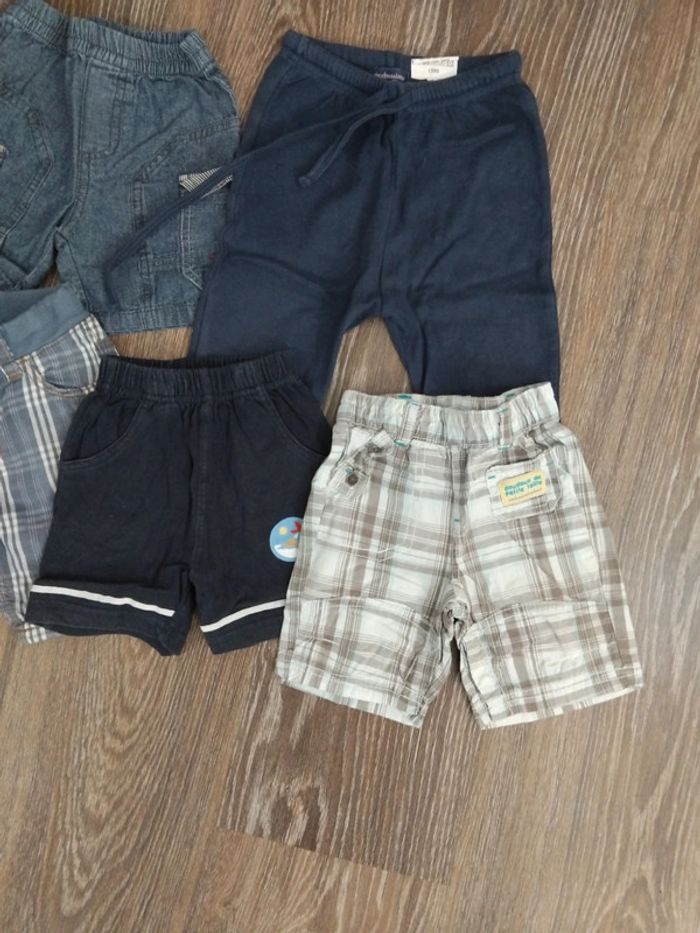 Lot 6 mois garçon short bermuda - photo numéro 3