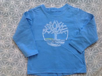Tee-shirt Timberland bleu - 18 mois