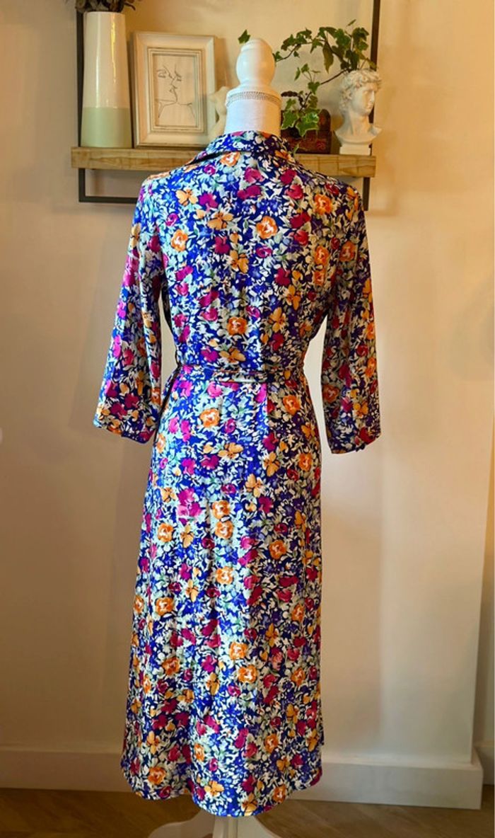 Robe longue fleurie colorée - Vero Moda - Taille XS - photo numéro 5