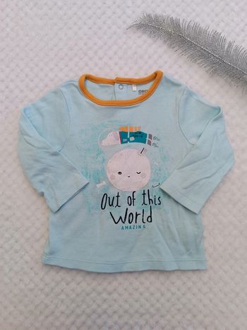 🔸T-shirt Manches Longues Garçon - 6 mois Orchestra🔸