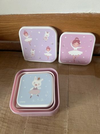 3 boîtes déjeuner Ballet
