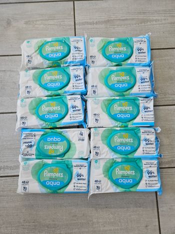 Lingettes harmonie 10 paquets