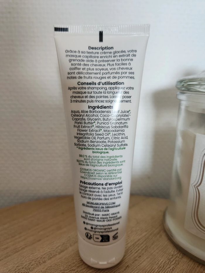 🌺Masque capillaire nourrissant fruits rouge et pomme Marc Grays🌺 - photo numéro 3