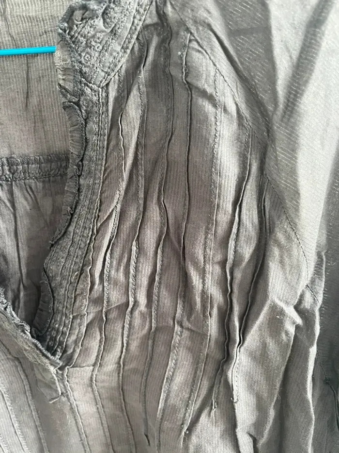 Blouse légère grise foncé - photo numéro 2