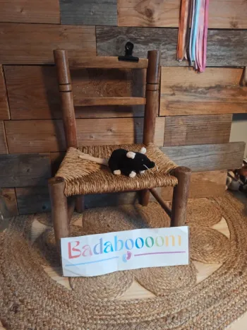 Peluche petite souris noire PIA tbe