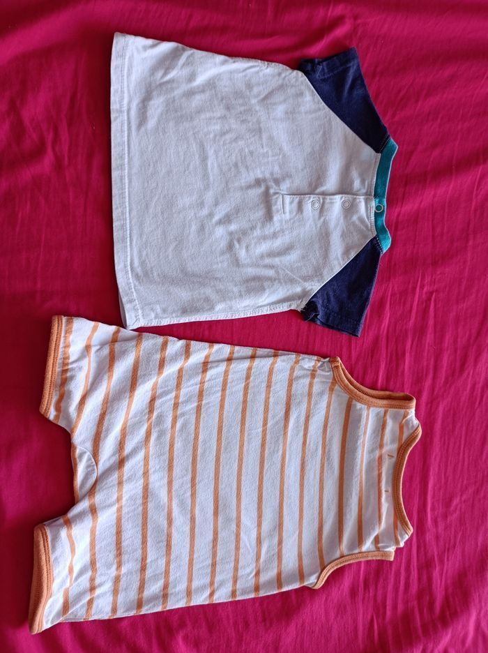 Barboteuse et t-shirt 6 mois - photo numéro 2