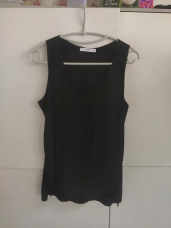 Mango top débardeur noir M