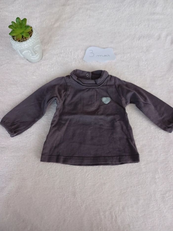 Haut manches longues coeur