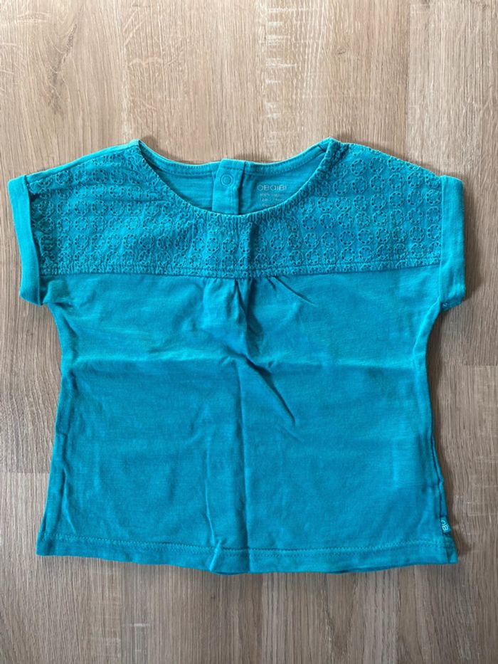 Tee shirt manches courtes 12 mois