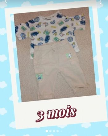 Ensemble tee shirt et pantalon Donald tbe