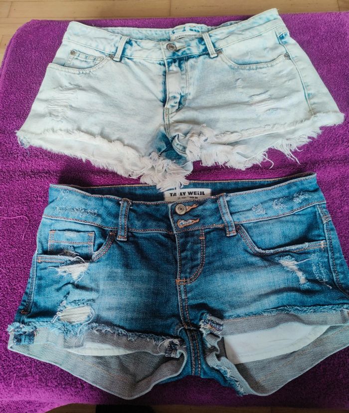 Lot de 4 Shorts femme taille 34 - photo numéro 4