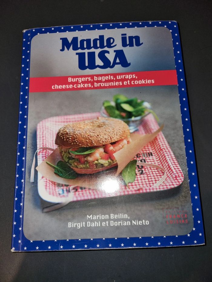 Livre de recettes made in usa