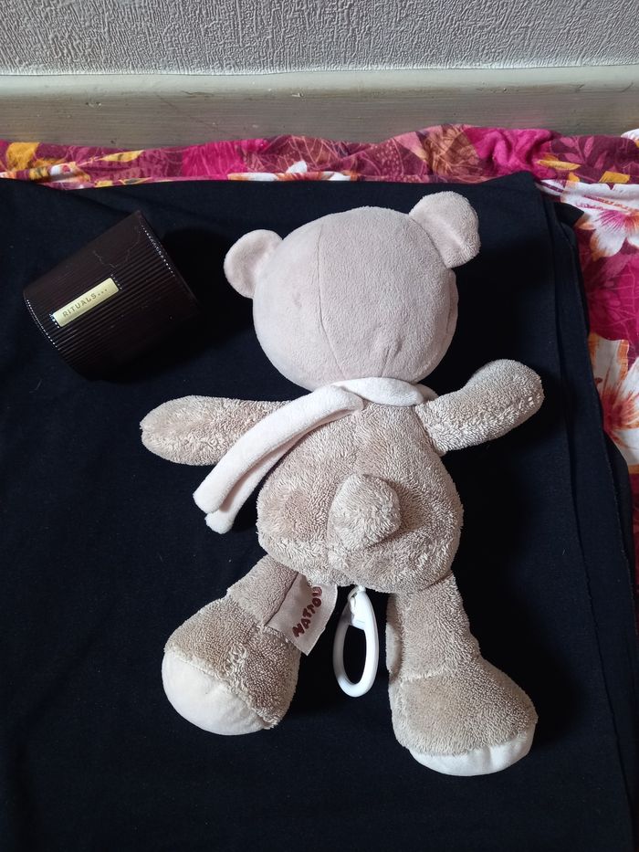 Peluche musical ours Nattou - photo numéro 2