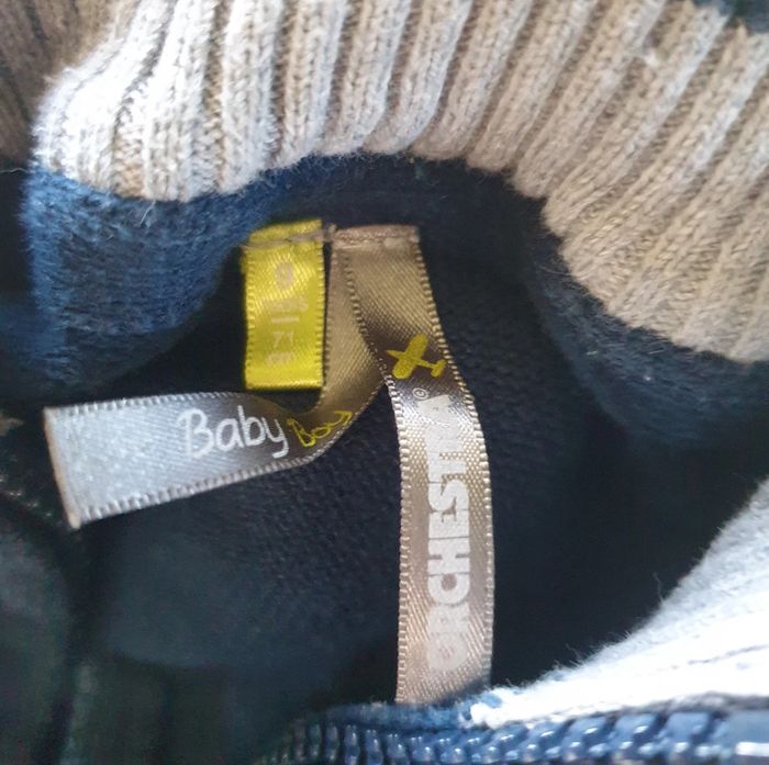 💚 Gilet zippé 9 mois Orchestra #emyfleury_9 - photo numéro 3