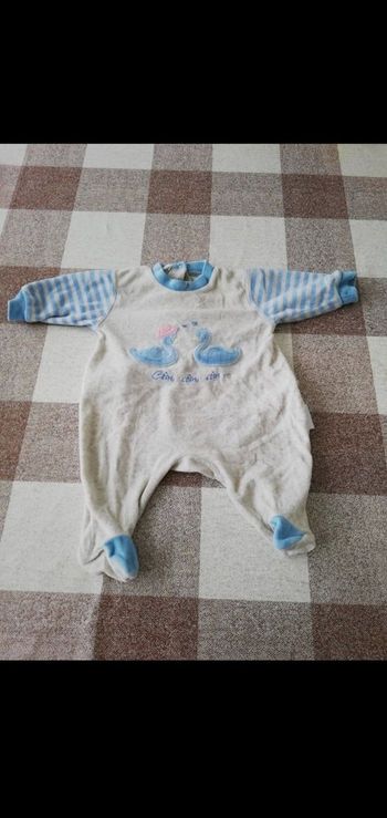 Pijama 3 mois épais cygnes