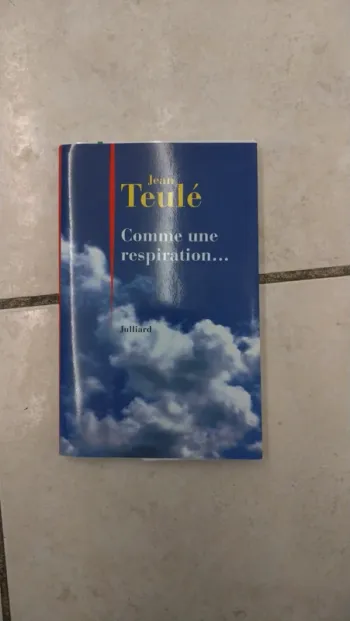 Livre Comme une respiration Jean Teulé
