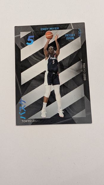 Carte de collection de basket Endy Miyem Tokyo 2020 Slam Deck 