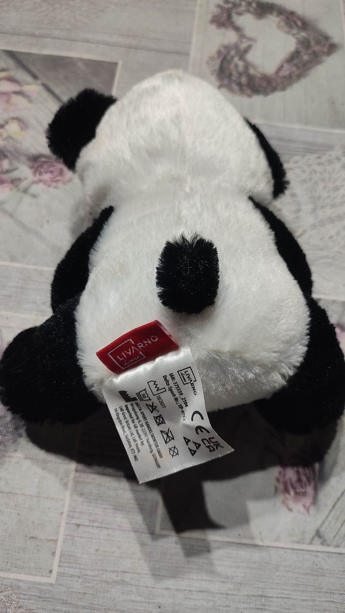 Peluche panda coeur - photo numéro 4