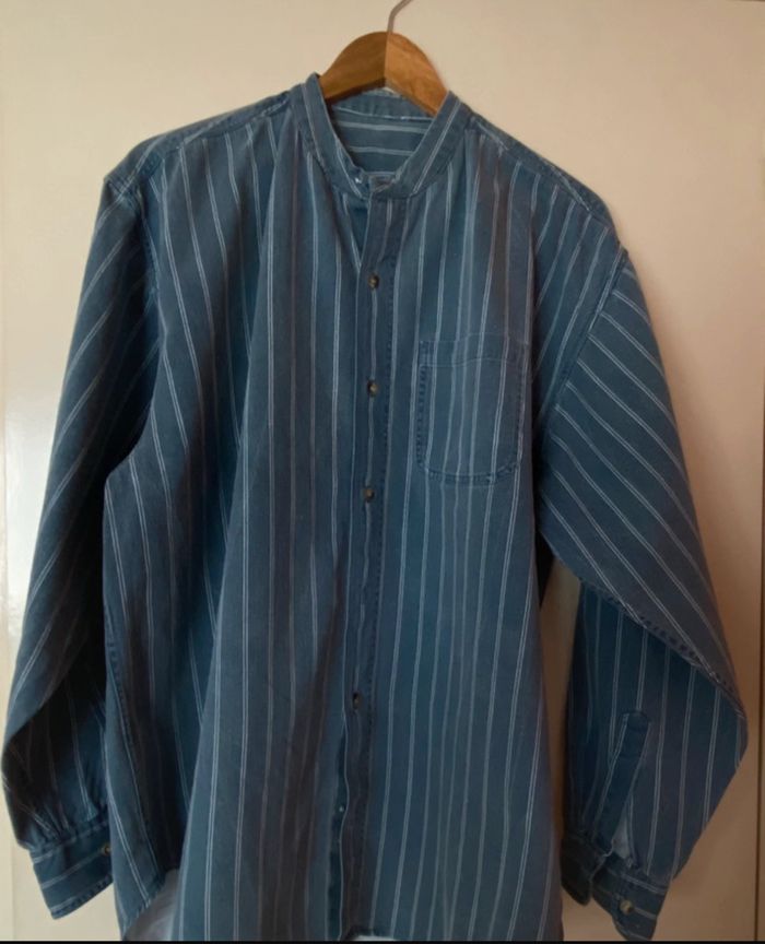 Chemise à rayure homme