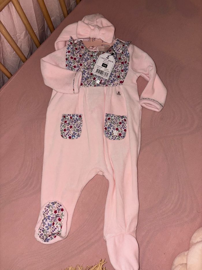 grenouillière et bonnet - photo numéro 2