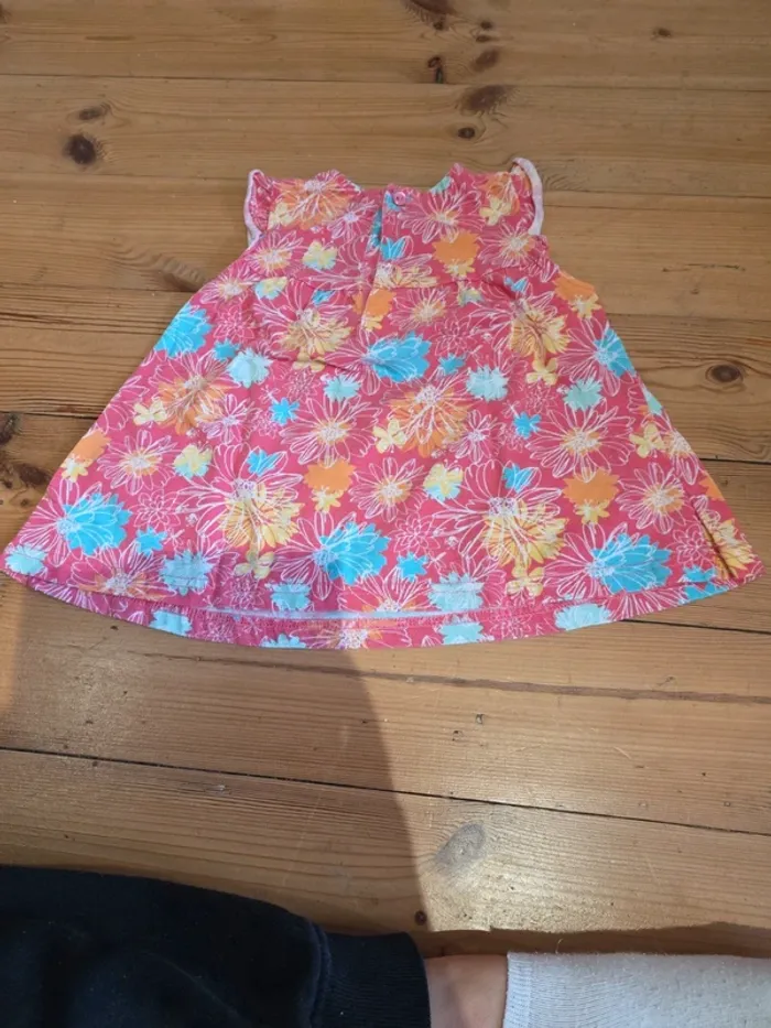 Lot de 7 vêtements d'été en coton taille 12 mois. - photo numéro 7