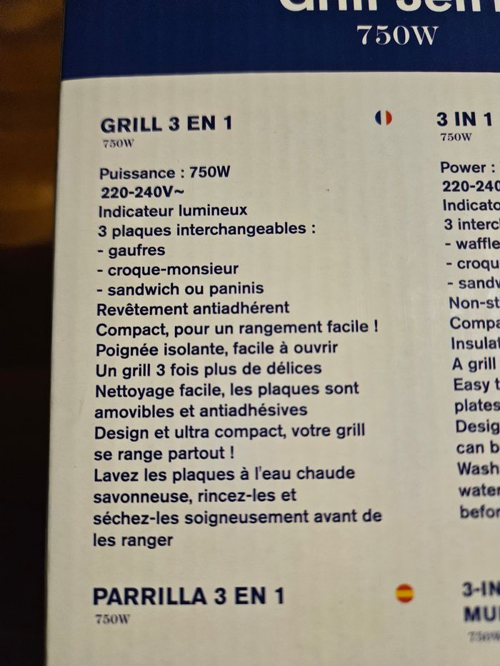 Grill 3 en 1 arthur martin neuf - photo numéro 4