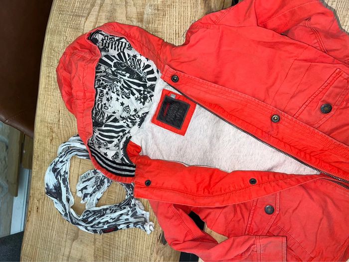 Lot ensemble catimini 4 ans veste automne coupé vente et foulard cheich garçon - photo numéro 2