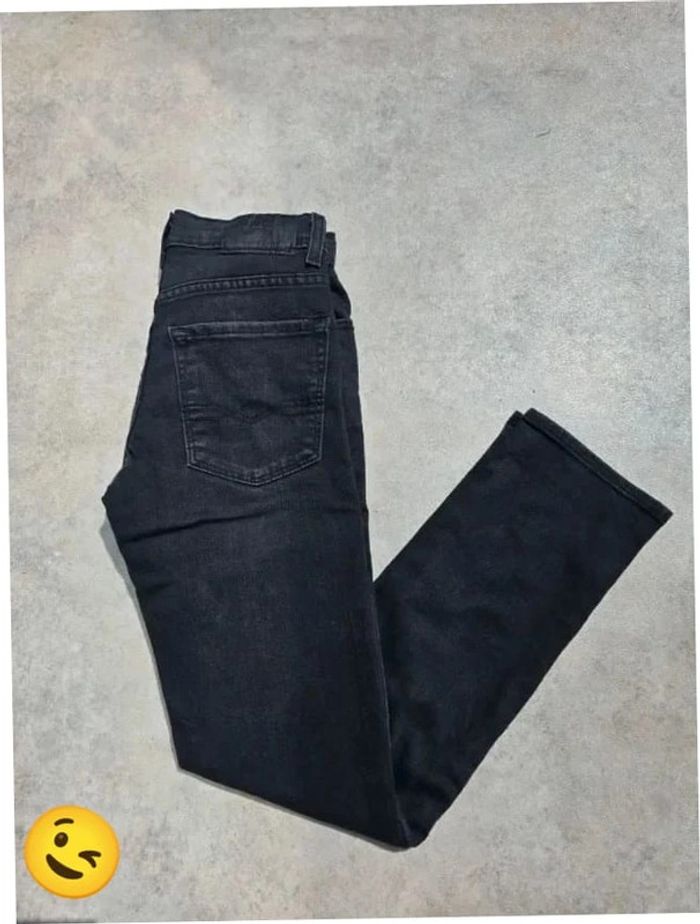 Jeans Levi's 216 W20|FR30 coupe skinny noir Femme-Women pan317