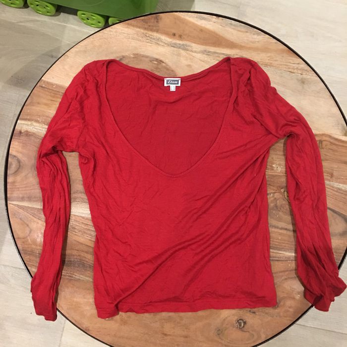 T shirt rouge etam taille 40