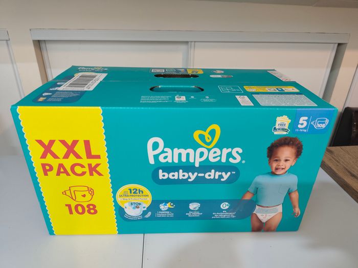 Pampers XXL PACK taille 5