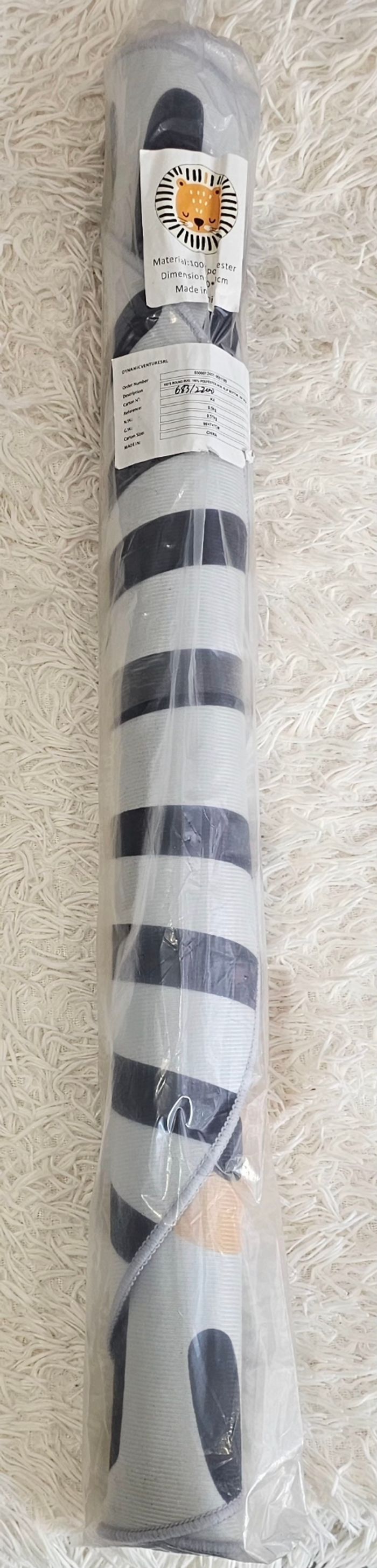 Magnifique tapis enfant chat rond - photo numéro 7