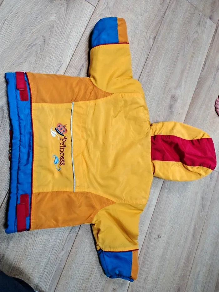 Veste manteau de ski à capuche pour bébé fille. Plusieures poche Doublure polaire Anti-boulochage - photo numéro 2