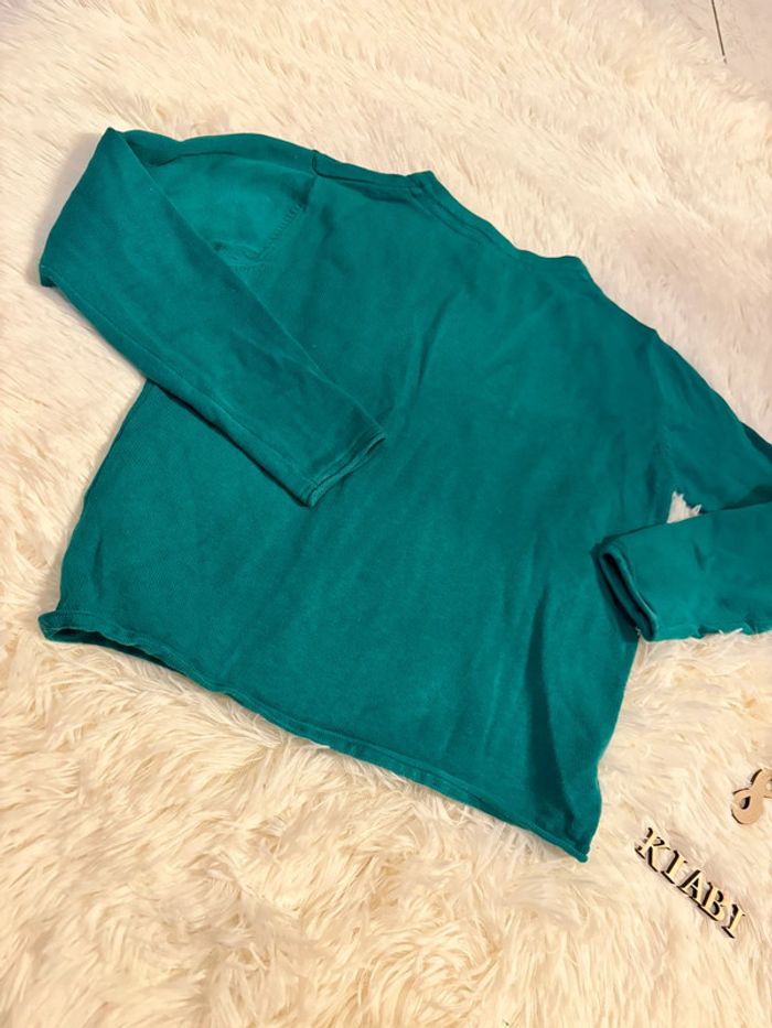 Pull turquoise - photo numéro 3