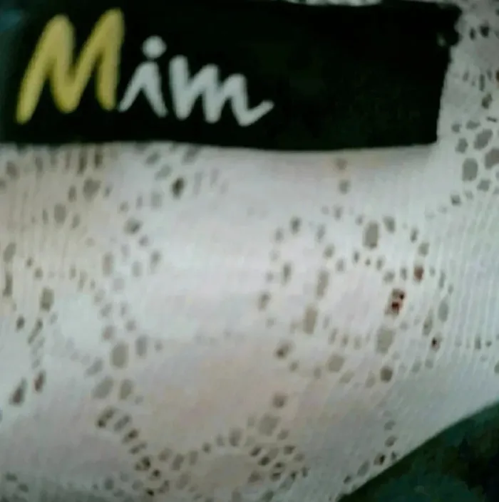 Haut en dentelle blanche et col noir Mim Taille 38 - photo numéro 4