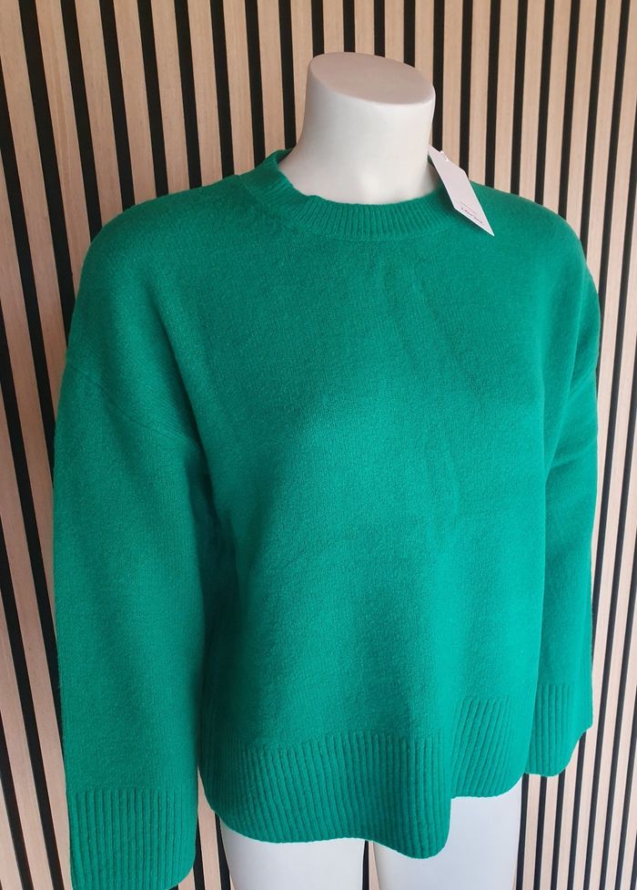 Magnifique pull d'hiver vert Paris Atelier 🍀 - photo numéro 3