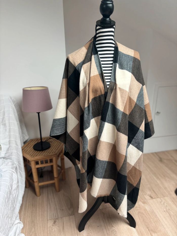 Cape à carreaux TU - photo numéro 2