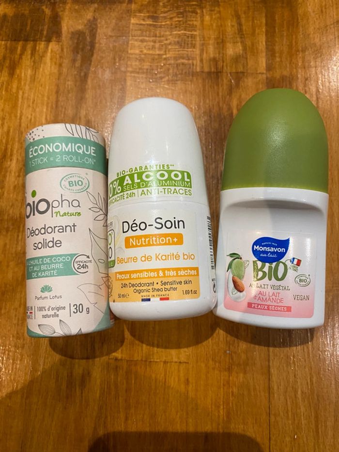 Lot déodorant