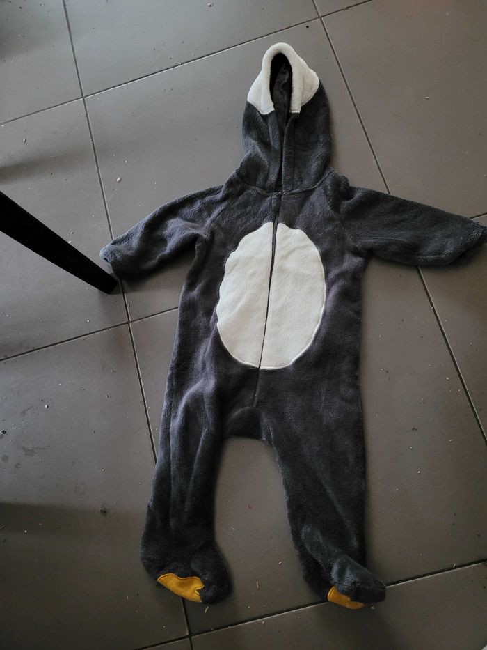 Pyjama velours à capuche 12 mois kiabi