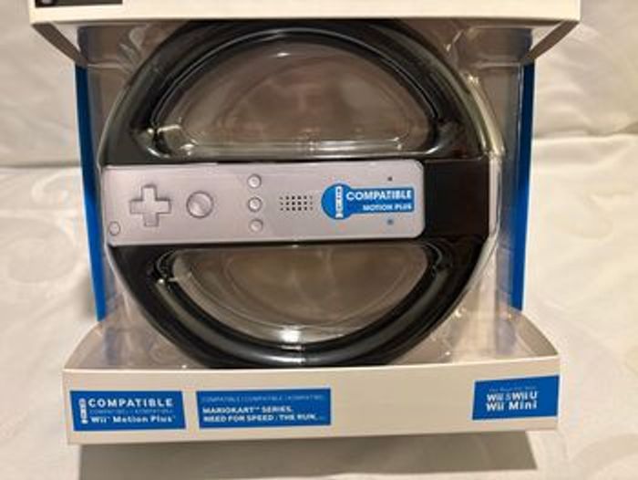 volants x 2 Neufs pour Nintendo Wii et Wii u bigben noir et blanc - photo numéro 3