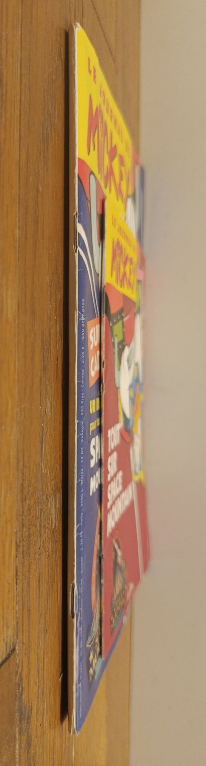 Ancien journal de Mickey avec mini livre space mountain N°2241 de 1995 vintage - photo numéro 8