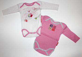 Lot Bodies Absorba - 6 Mois